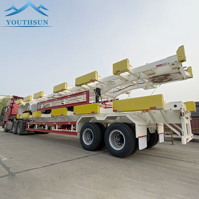 45tons 60tons Terminal Semi-trailer voor 40ft 45ft Containers 40ft Container Capaciteit