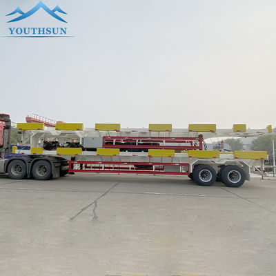 45tons 60tons Terminal Semi-trailer voor 40ft 45ft Containers 40ft Container Capaciteit