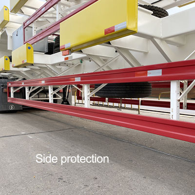 45tons 60tons Terminal Semi-trailer voor 40ft 45ft Containers 40ft Container Capaciteit