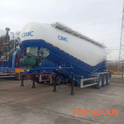 90 /50 King Pin 3 Assen 40CBM 45CBM Cement Semi-trailer voor veilig transport van cement