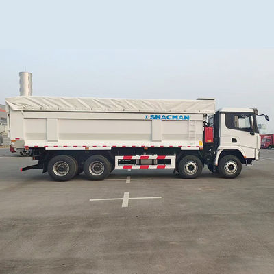 Shacman X3000 8X4 U-vorm dump truck automatische linker normale stoelen