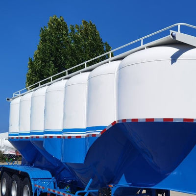 60cbm Cemententank Halve aanhangwagen Truck aanhangwagen in 12400*2500*1580mm