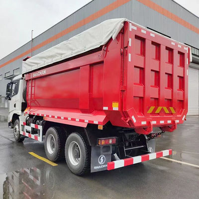 Hoge pk 351-450 pk Shacman 6X4 U-vorm dumptruck voor 50 ton transport