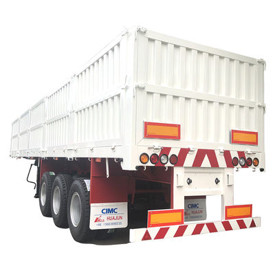 13T/14T/16T/20T BPW/FUWA 3-assige platte halfrijtuig met zijwand