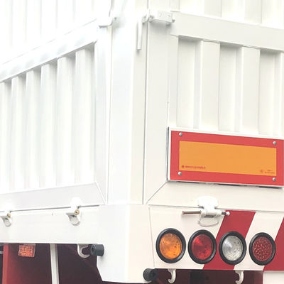 13T/14T/16T/20T BPW/FUWA 3-assige platte halfrijtuig met zijwand