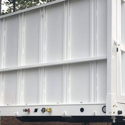 13T/14T/16T/20T BPW/FUWA 3-assige platte halfrijtuig met zijwand
