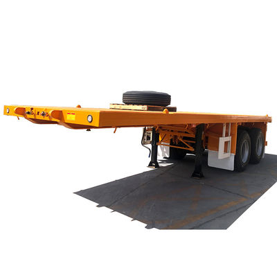 Containerschip CIMC 20ft Container Flatbed Semi Trailer met 12uints Twist Locks
