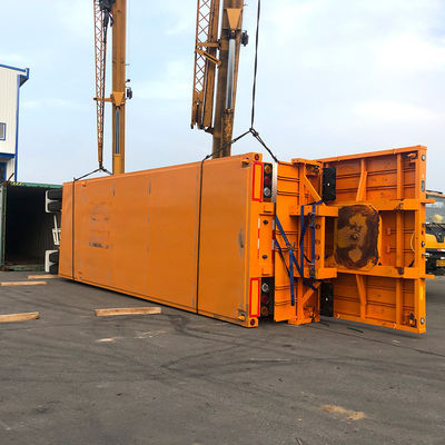 Containerschip CIMC 20ft Container Flatbed Semi Trailer met 12uints Twist Locks