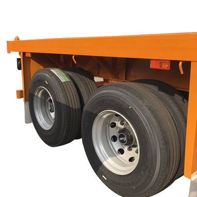 Containerschip CIMC 20ft Container Flatbed Semi Trailer met 12uints Twist Locks