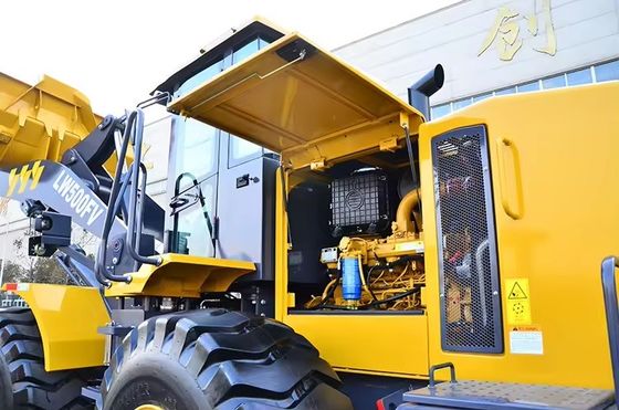 8000*3016*3515 Afmeting LW500F wiellader 5 ton mijnlader Weichai/Cummins motor
