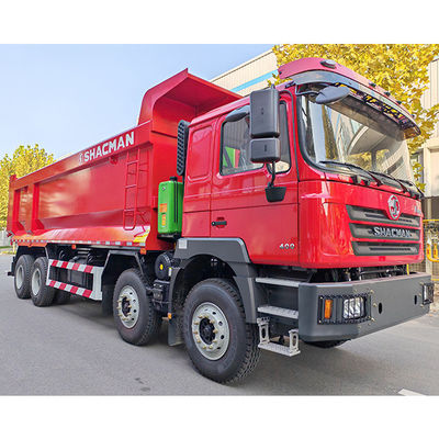 12 Voorwaarts schakelen Shacman 8X4 F3000 Dump Trucks voor zware machines Flat Cab