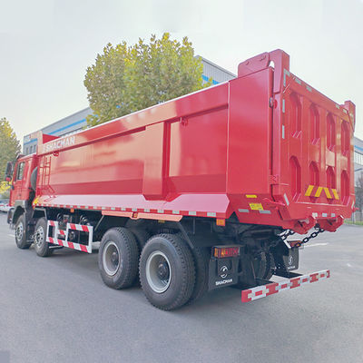 12 Voorwaarts schakelen Shacman 8X4 F3000 Dump Trucks voor zware machines Flat Cab