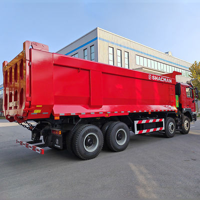12 Voorwaarts schakelen Shacman 8X4 F3000 Dump Trucks voor zware machines Flat Cab