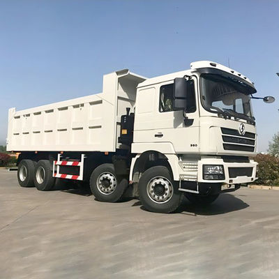 Shacman 8X4 Dump Trucks voor zware machines LHD Cargo Tank Afmetingen 6800*2350*1600mm
