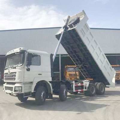 Shacman 8X4 Dump Trucks voor zware machines LHD Cargo Tank Afmetingen 6800*2350*1600mm