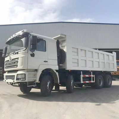 Shacman 8X4 Dump Trucks voor zware machines LHD Cargo Tank Afmetingen 6800*2350*1600mm